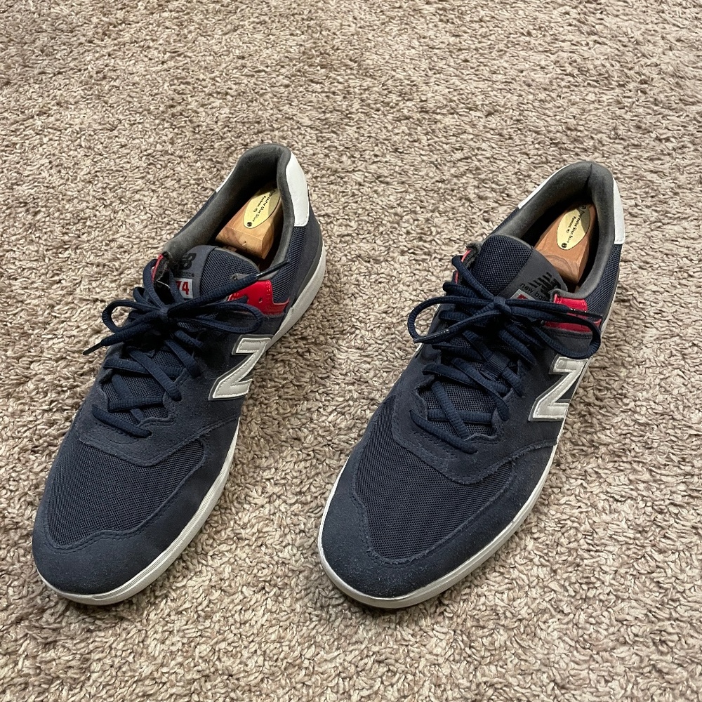 New Balance 574 Size 11.5 2E Navy Blue